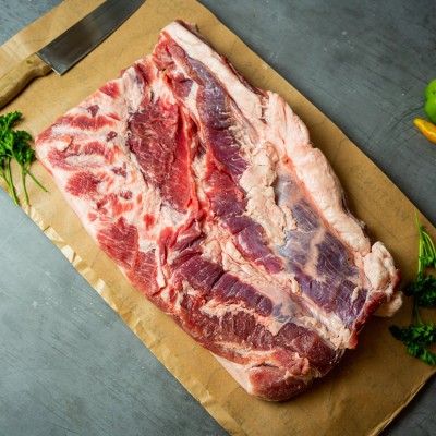 Свинина ребрышки мясные 900 г - купить в Герпелях