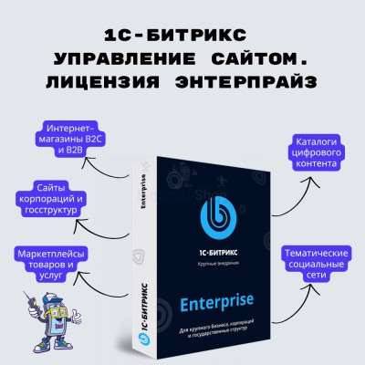 1С-Битрикс: Управление сайтом. Лицензия Энтерпрайз - купить в Герпелях